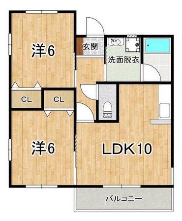 フルールコートの物件間取画像